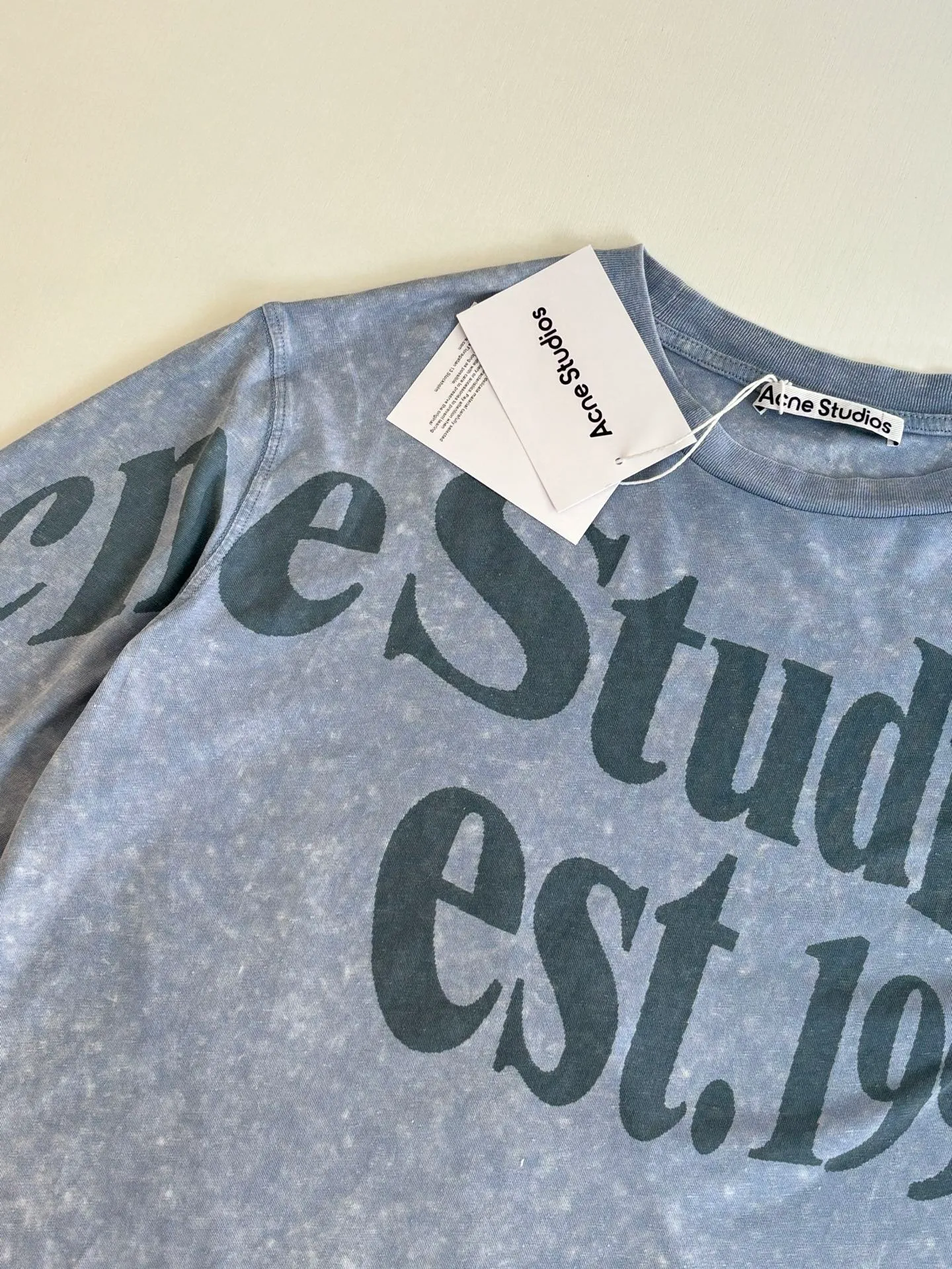 Acne Studio Series T 100% ， 190g ， Breathable 。 ， ， ， Retro ， ， Size：S/M/L/XL